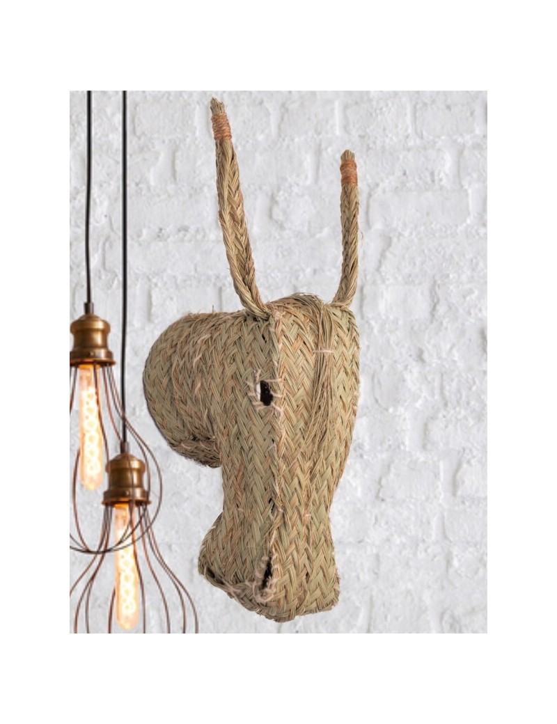 Cabeça de burro esparto ecofirendly natural | Salotto