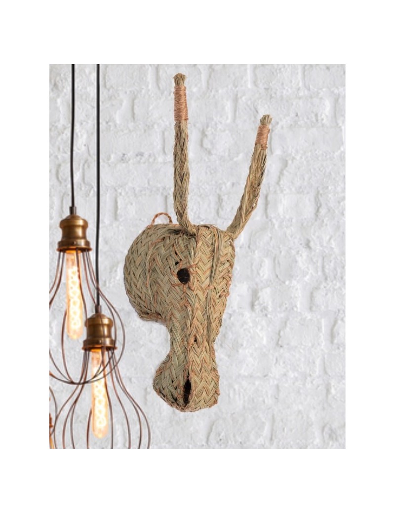 Cabeça de burro esparto ecofirendly natural | Salotto