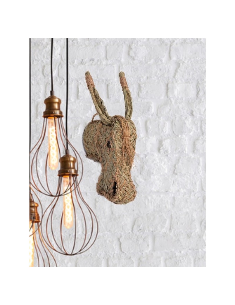 Cabeça de burro esparto ecofirendly natural | Salotto