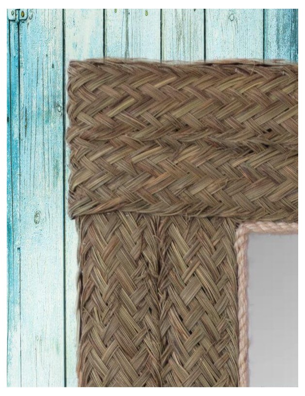 مرآة مستطيلة صديقة للبيئة طبيعية من سبارتو | صالون