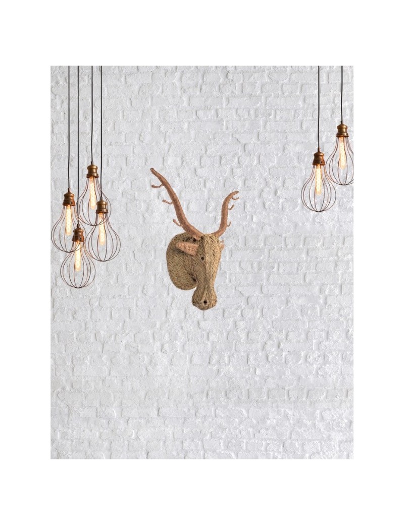 Tête cerf sparte éco-responsable naturel | Salotto