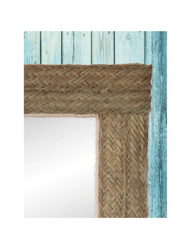 Natürlicher Spartospiegel 68x5x68 natur | Salotto