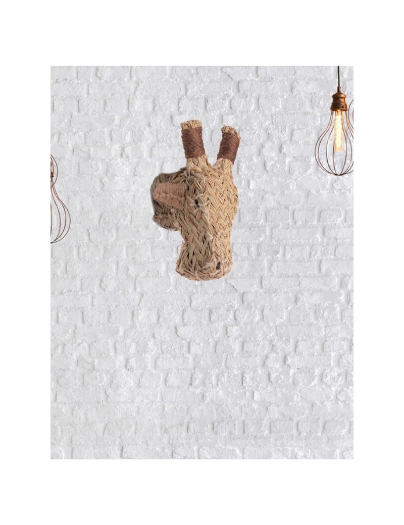 Tête girafe sparte éco-responsable naturel | Salotto