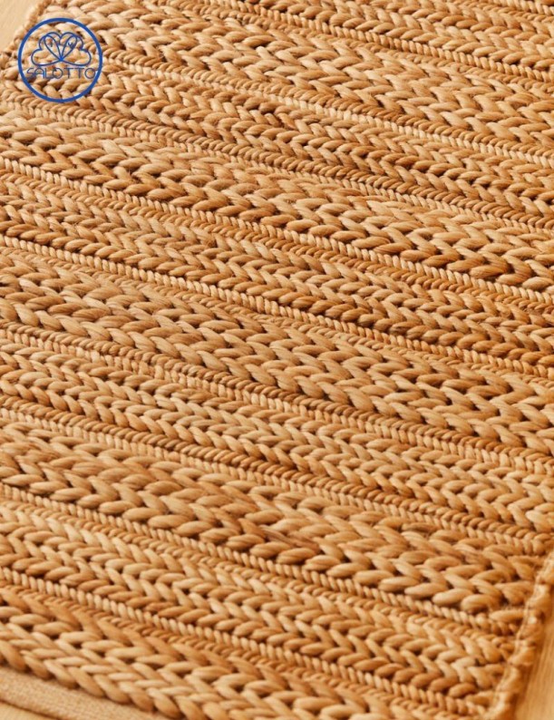 Alfombra de yute trenzada artesanal natural | Salotto