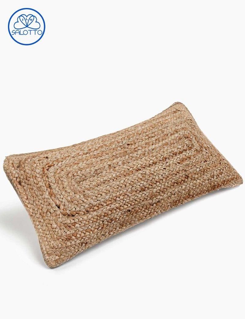 Funda de cojín de yute natural | Salotto