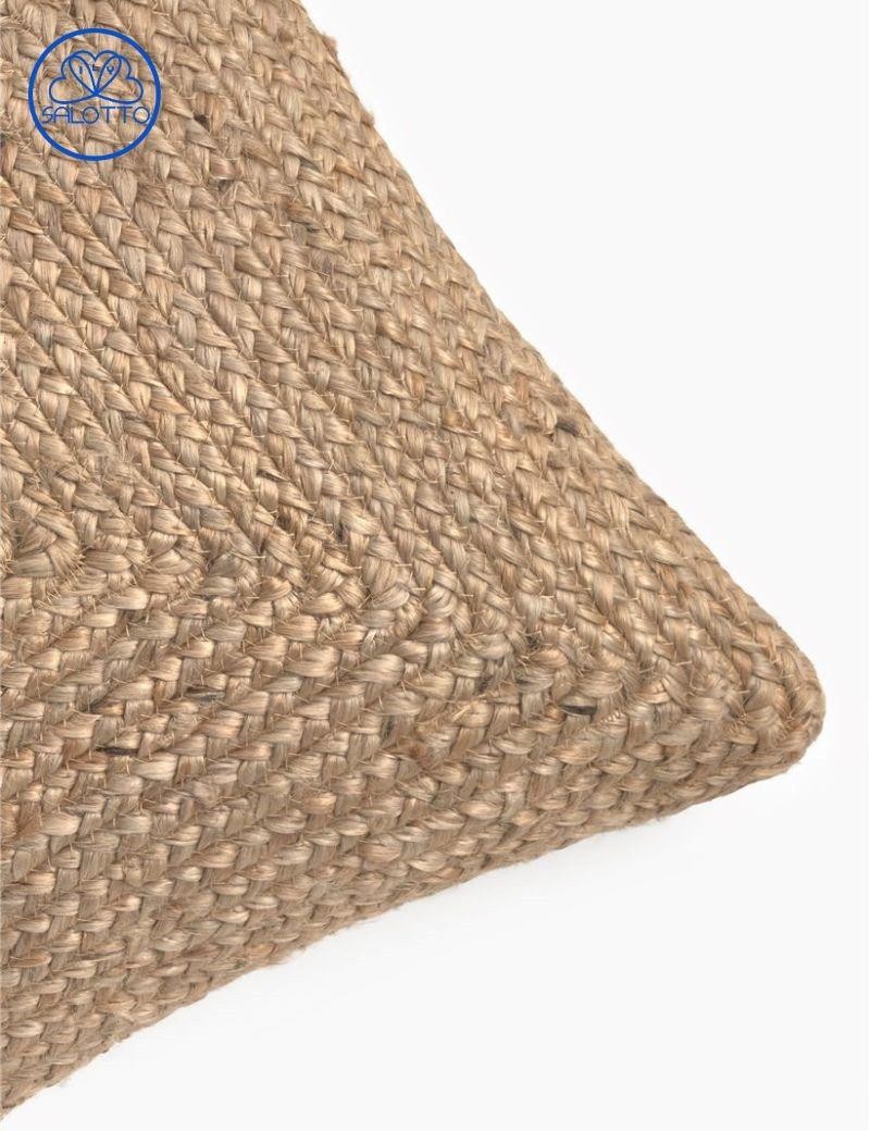Funda de cojín de yute natural | Salotto