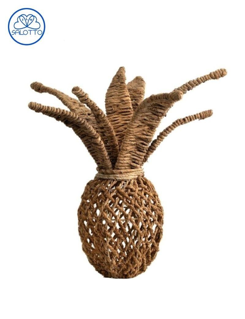 Ananas aus Bananenrinde 36x36x55 cm natur | Salotto