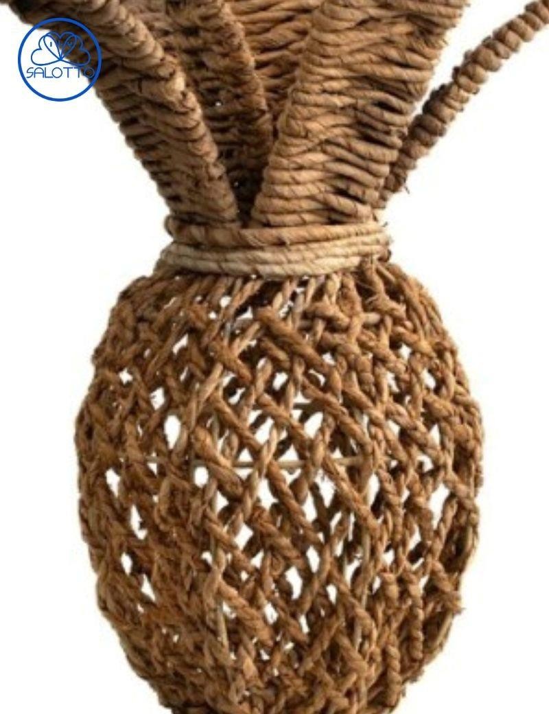 Ananas in corteccia di banana 36x36x55 cm naturale | Salotto