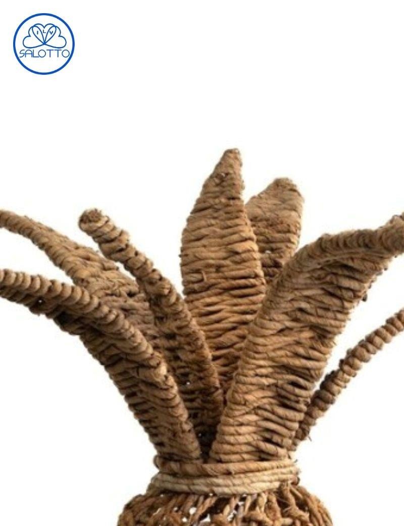 Abacaxi de casca de banana 36x36x55 cm natural | Salotto
