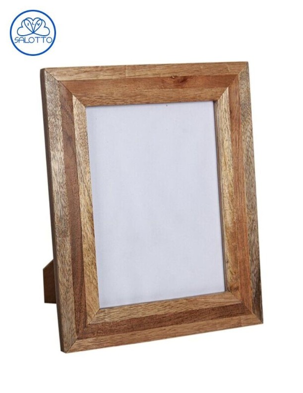 Portafoto de madera 10x2x20 cm natural | Salotto