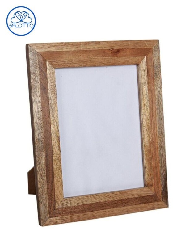 Portafoto de madera 10x2x20 cm natural | Salotto