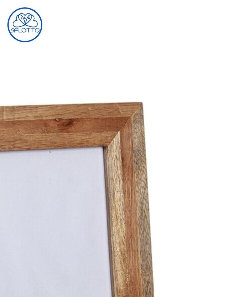 Portafoto de madera 10x2x20 cm natural | Salotto