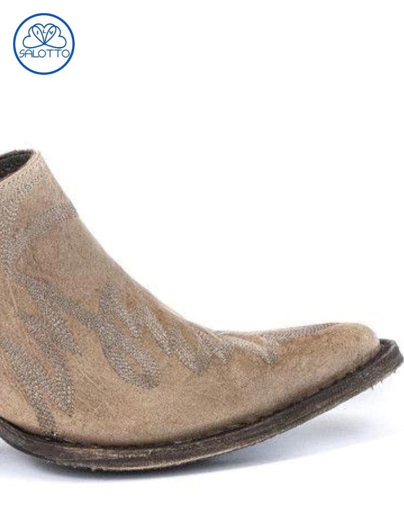 Chinelo com costuras chama mexicana bege | Salotto