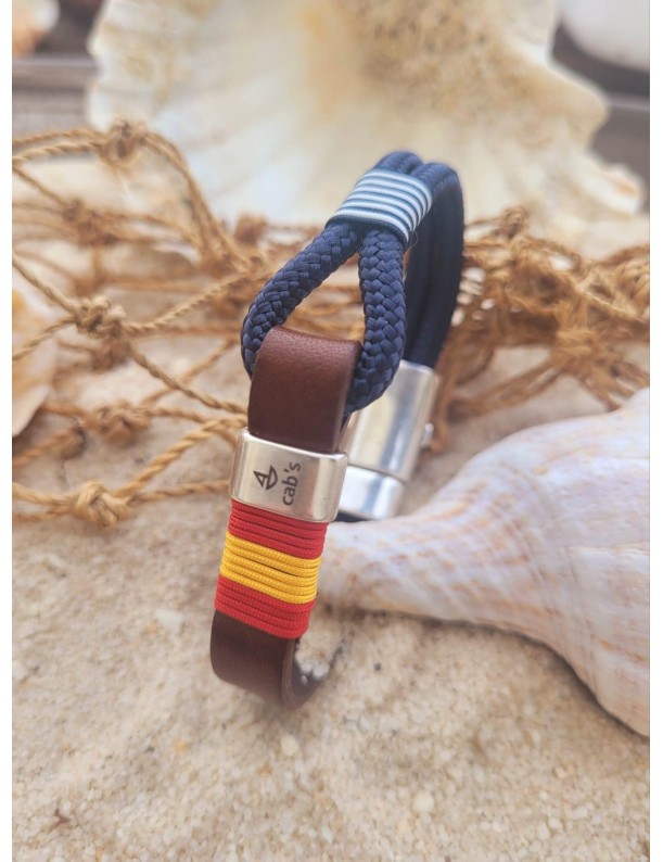 Brazalete nudo marinero azul marino | Salotto