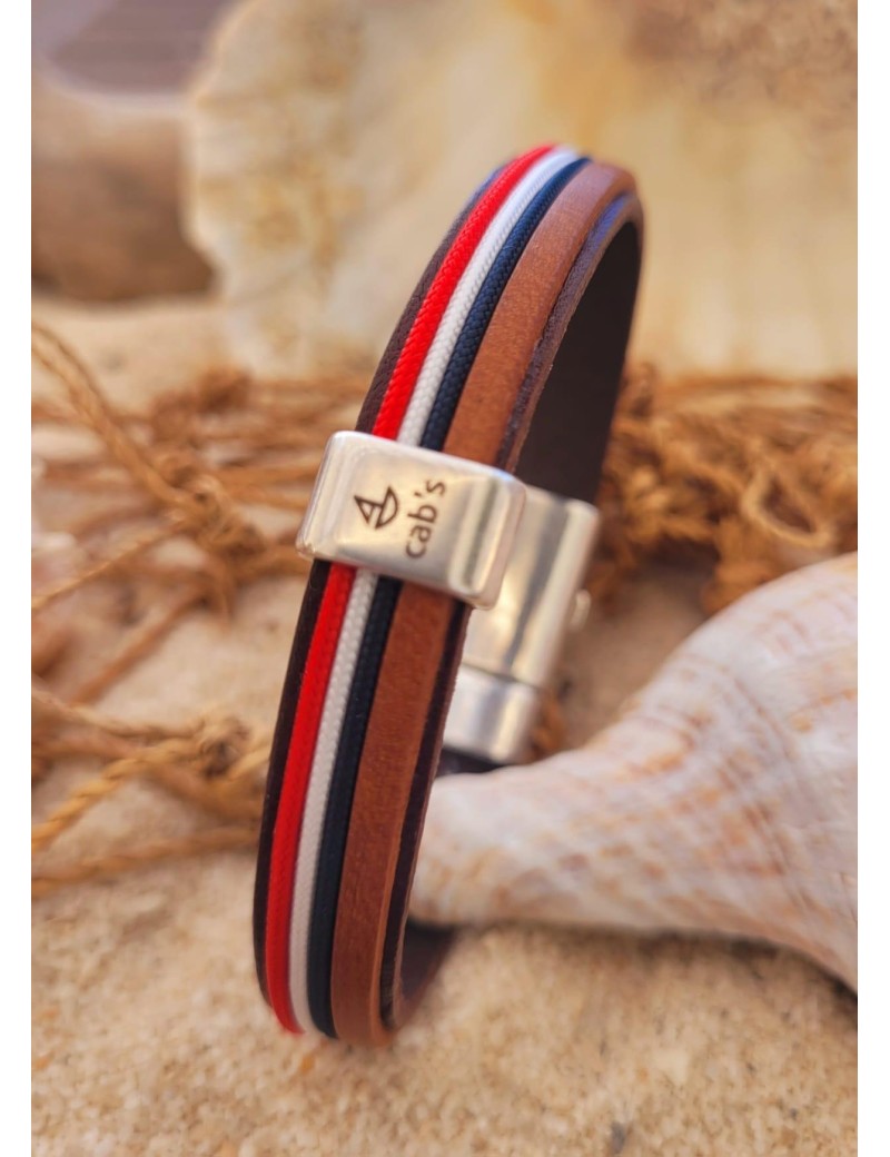 Pulsera náutica mod cuero | Salotto