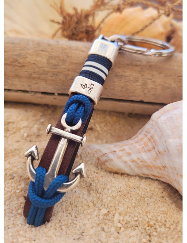 مفتاح سفينة مرساة زرقاء مضيفة طيران | سالوتو