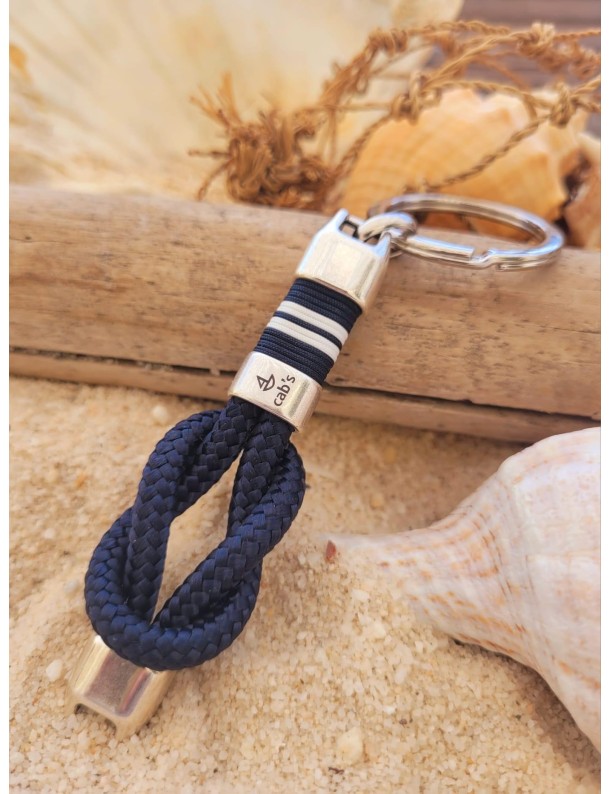 Marine knot keychain navy blue | Living room