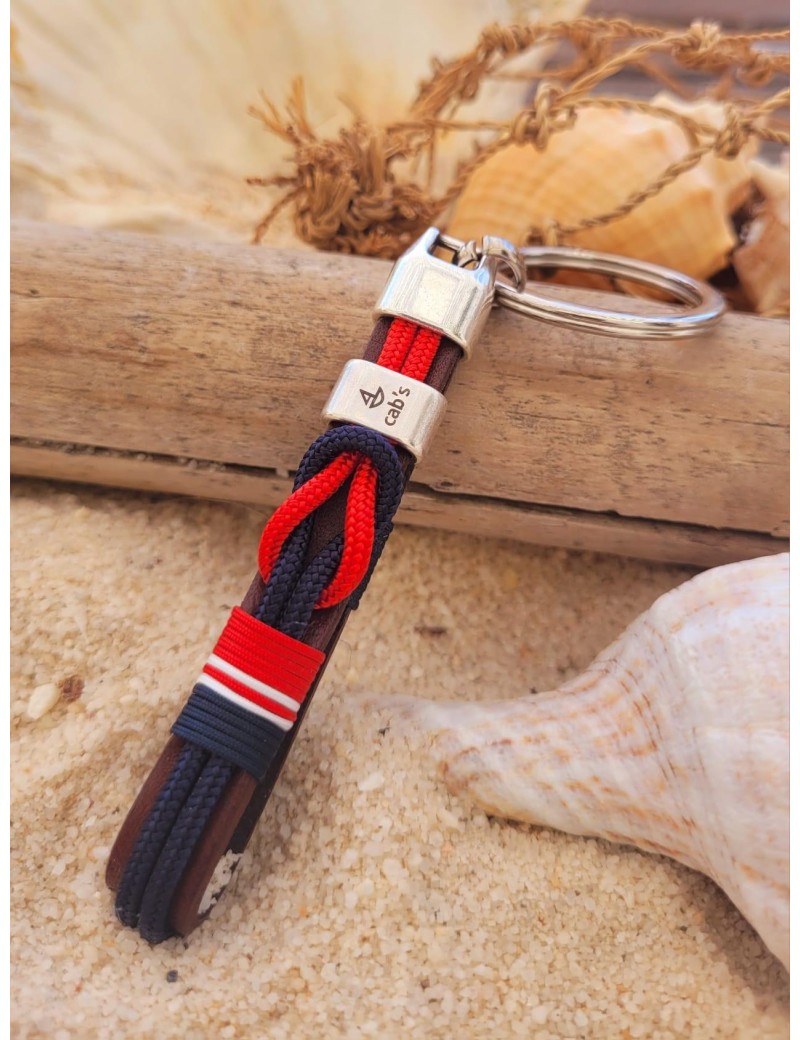 Nautischer Schlüsselanhänger roter Knoten | Salotto