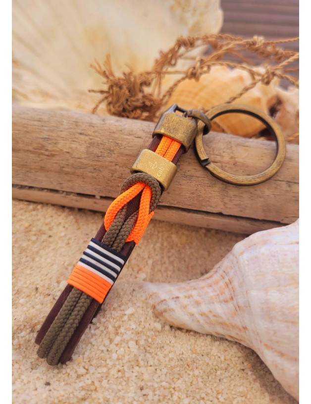 Chaveiro náutico nós laranja | Salotto