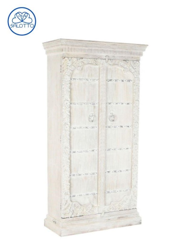 Armoire métal manguier décapé naturel | Salotto