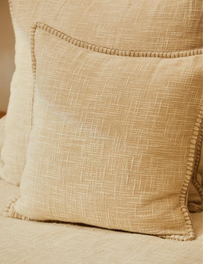 Housse de coussin 45*45 cm coton brut | Salotto