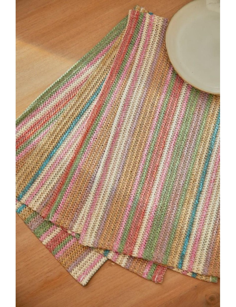 Set de napperons tressés, 30*45 cm. multicolore | Salotto