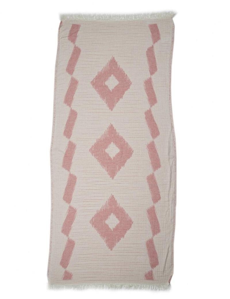 Fouta étnica 100% algodón turco. 390 gr. rojo | Salotto