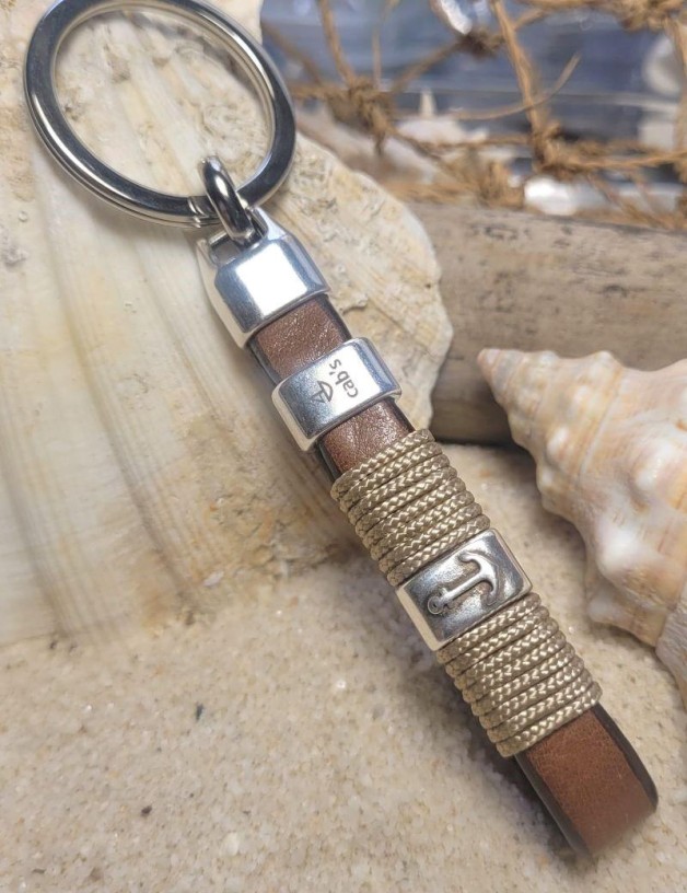 Bracelet nautique ancre naturelle | Salotto