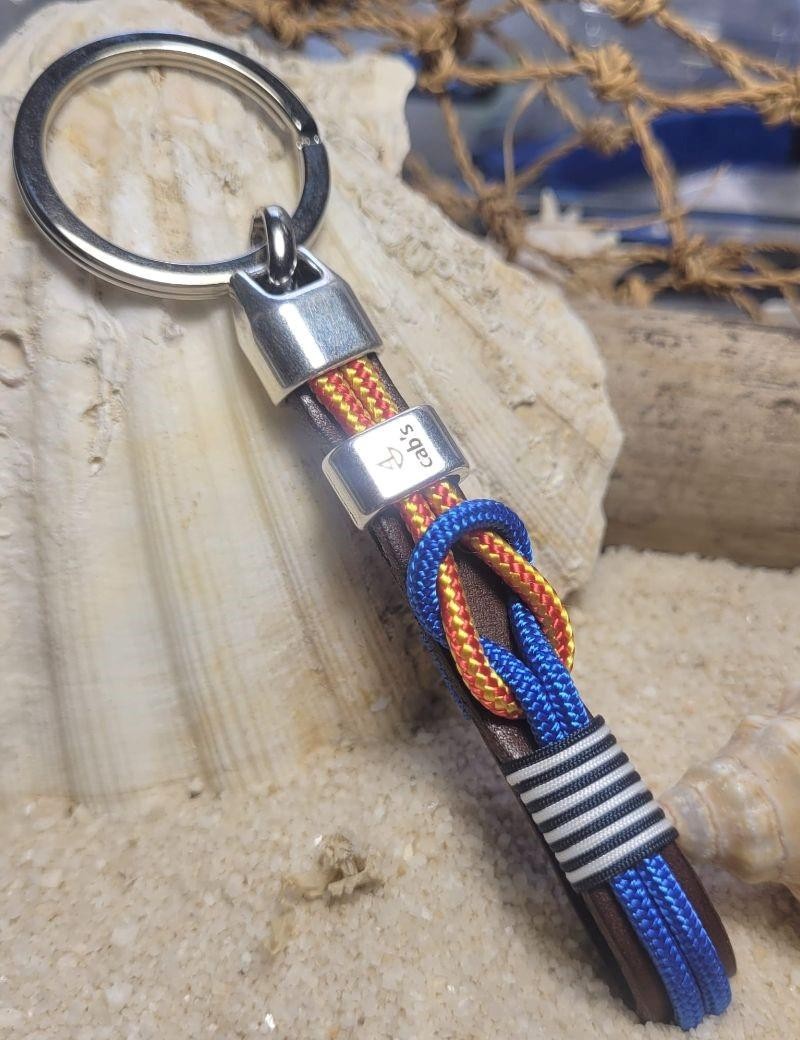 Llavero náutico nudos azul royal | Salotto