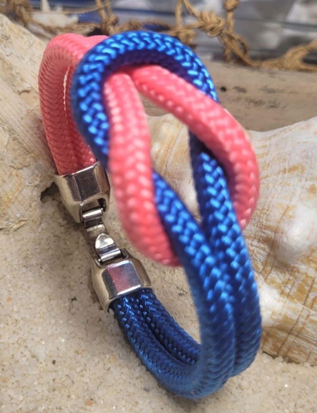 Royal blue knot nautical bracelet | Salotto