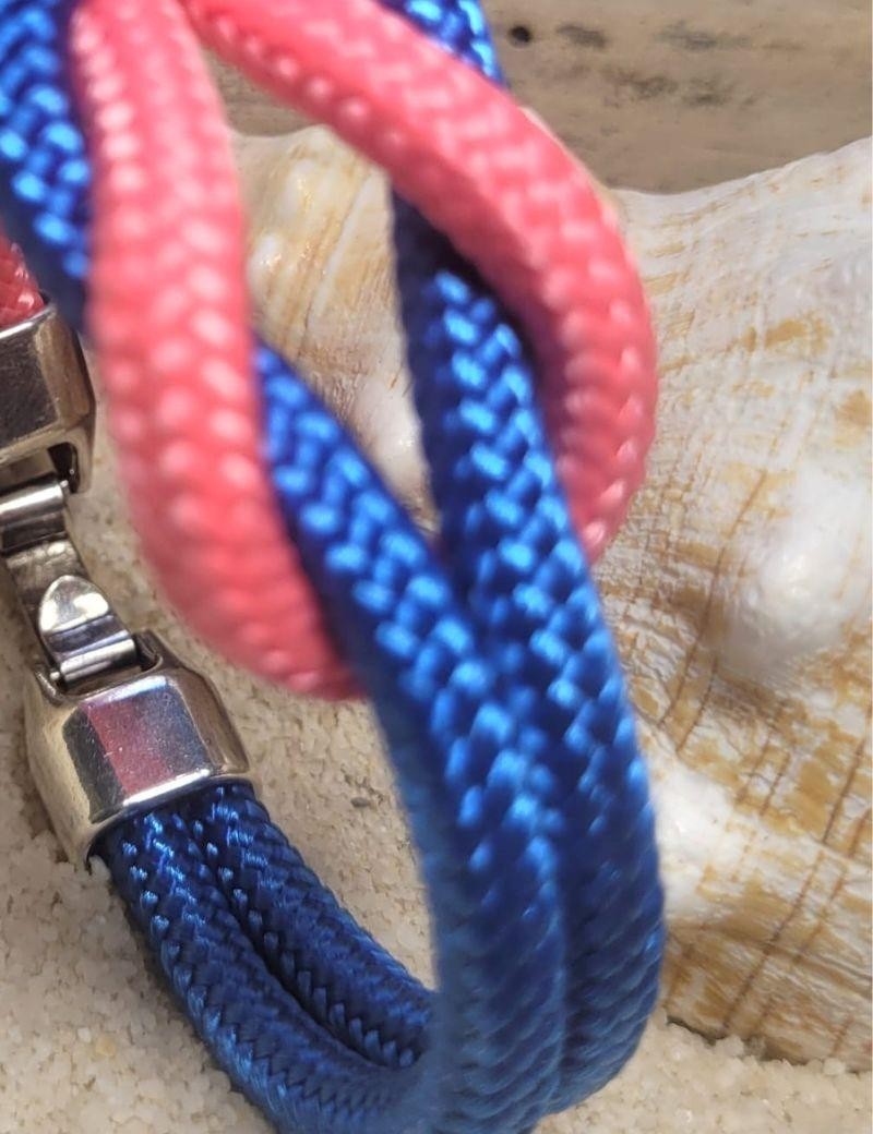 Pulsera náutica nudo azul royal | Salotto