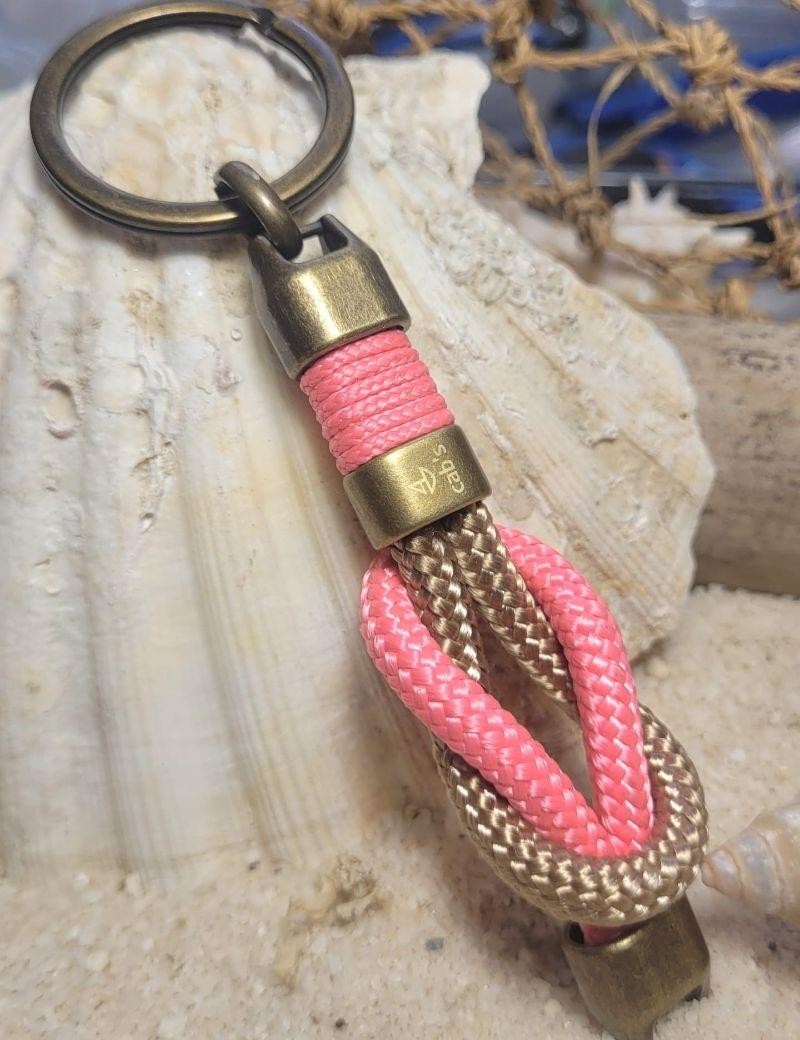 Llavero náutico nudo rosa | Salotto