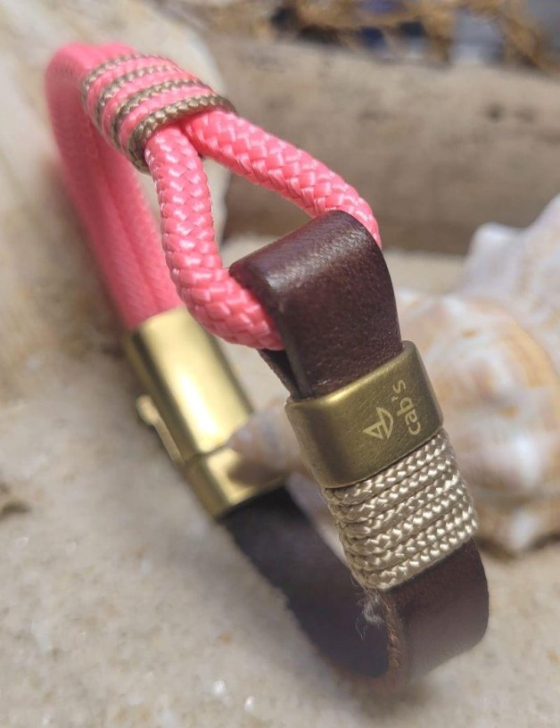 Pulsera nodo cabo rosa | Salotto