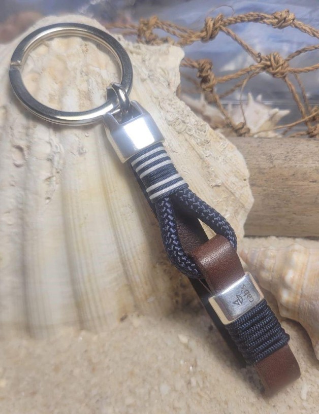 Llavero nudo cabo azul marino | Salotto