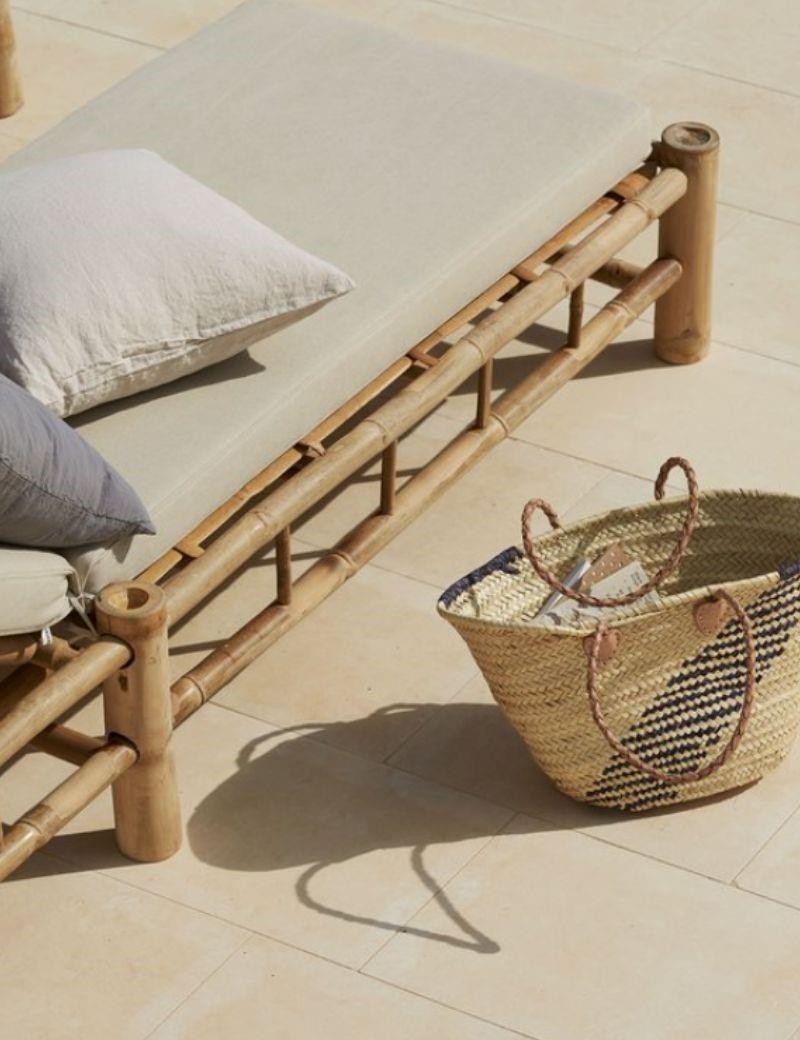 Hamac bambou avec coussin sable | Salotto