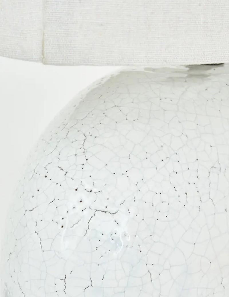 Lampe terre cuite ancre blanc | Salotto
