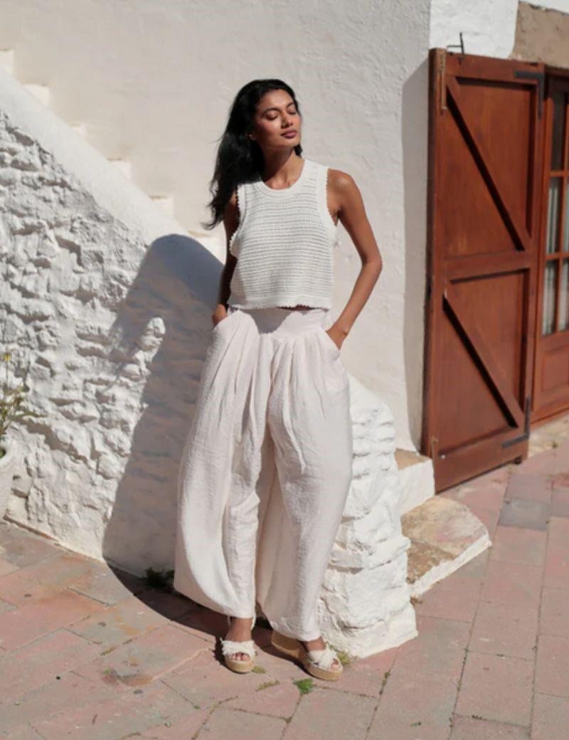Pantalon bohème salon brut | Salon