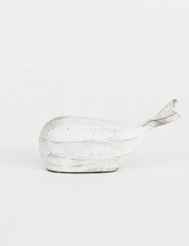 Balena bianca piccola alluminio bianco | Salotto