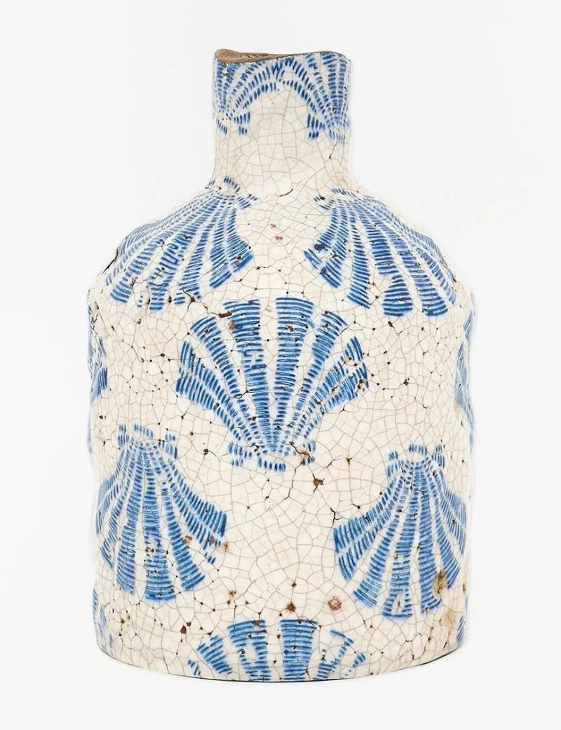 Vase Muscheln blau | Salotto