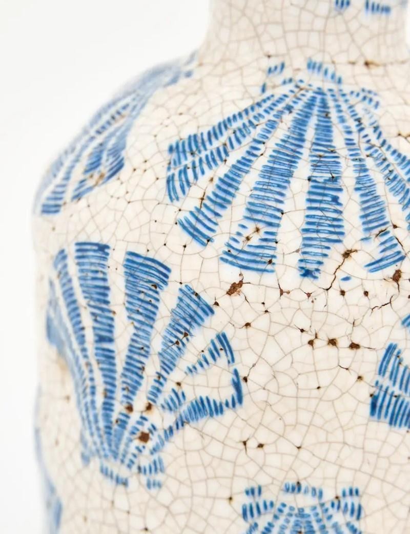 Vase Muscheln blau | Salotto