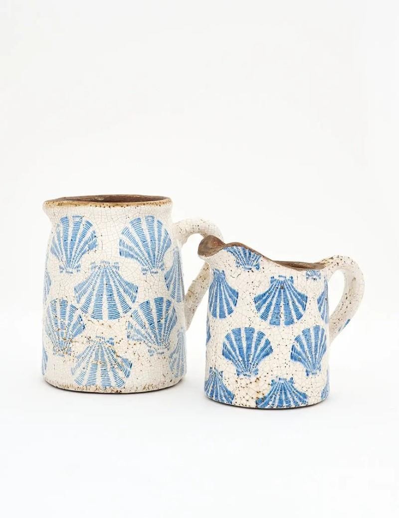 Jarra conchas azul | Salotto