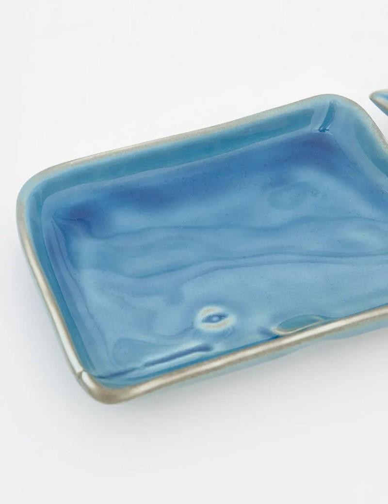 Plato ballena azul azul | Salotto