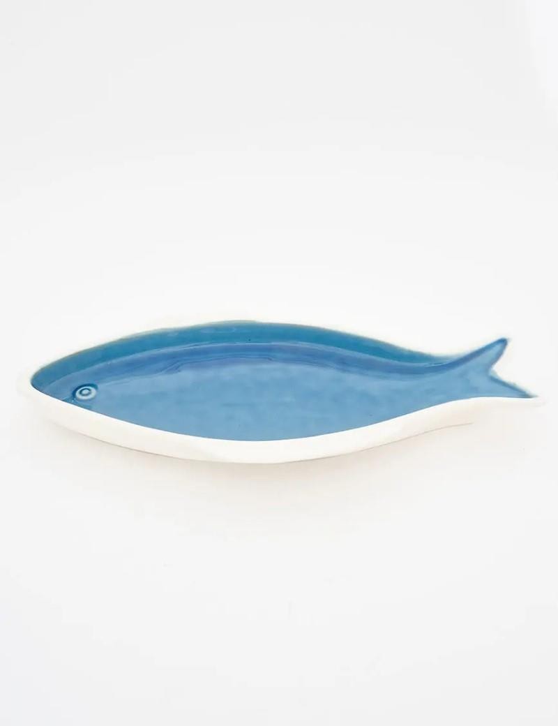 Blue fish-shaped tray | Salotto
