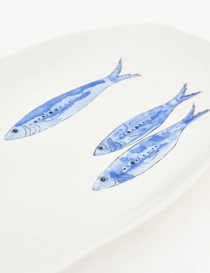 Plato peces azul | Salotto