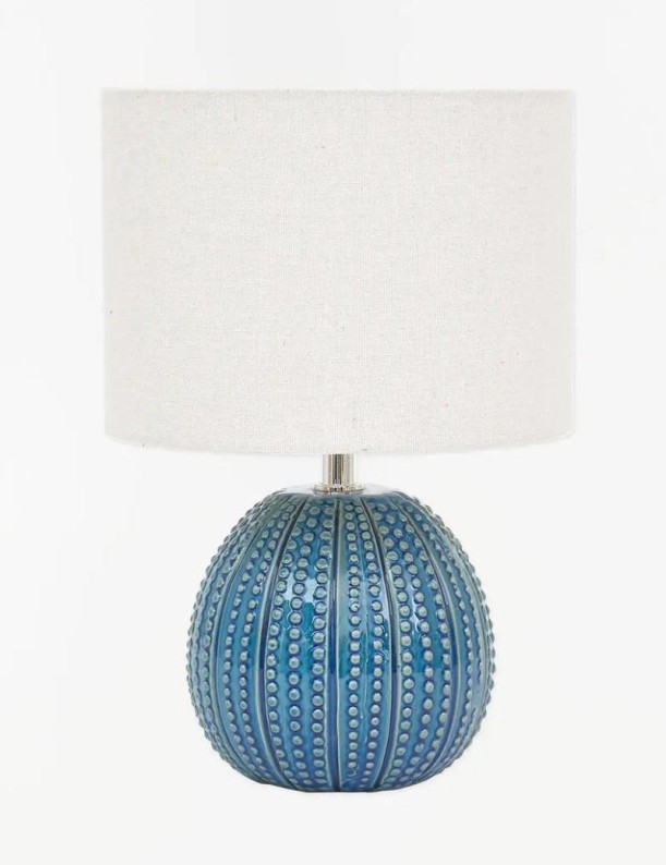 Blaue Seeigel-Lampe | Salotto
