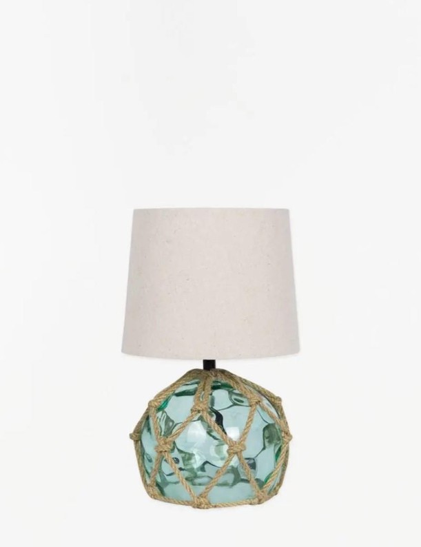 Lámpara de mesa boya verde agua | Salotto