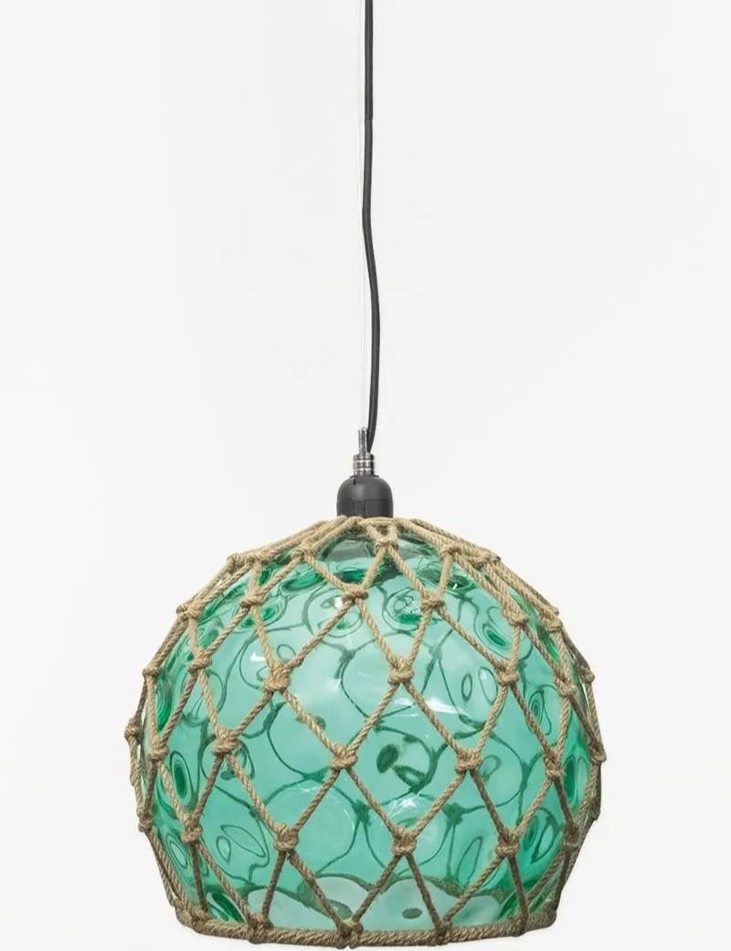 Ceiling lamp water green glass buoy | Salotto
