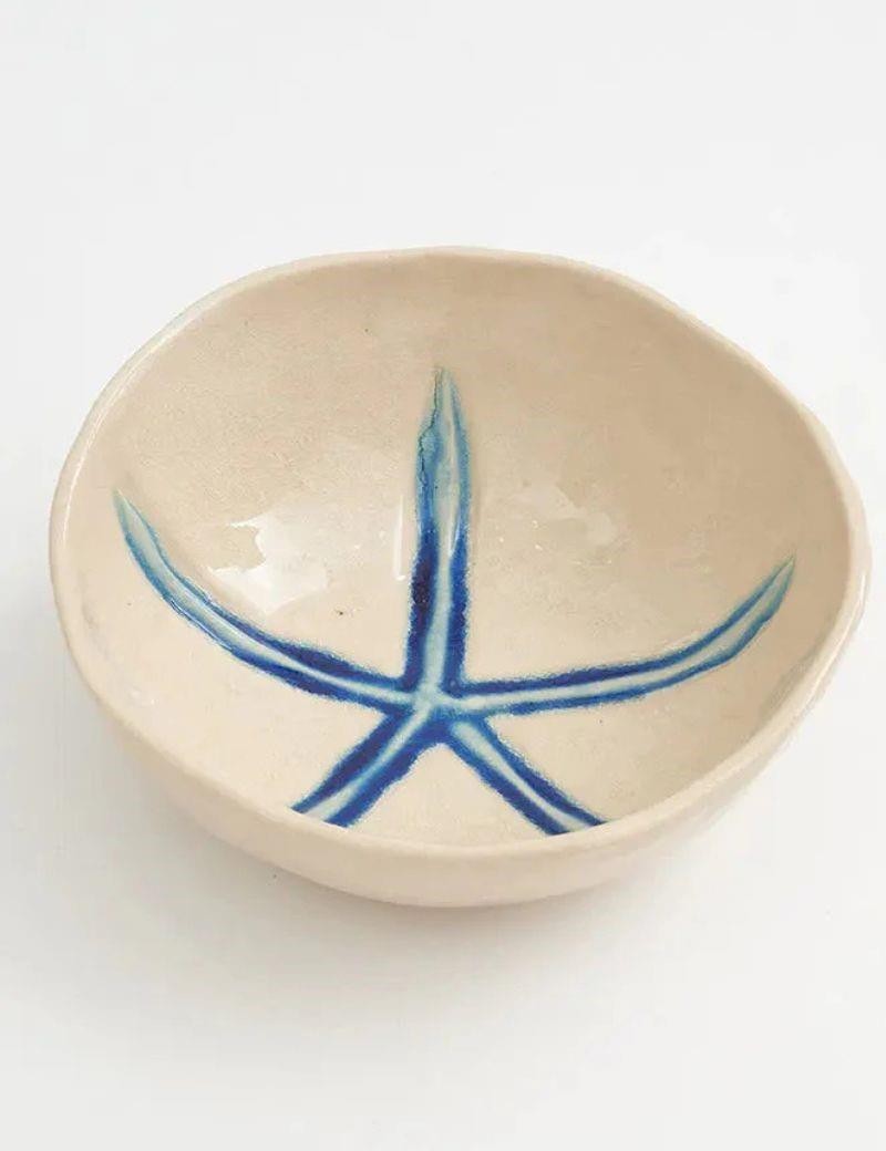 Blue Klein starfish ceramic plate | Salotto