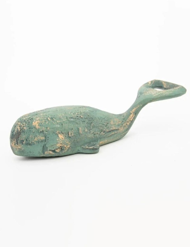 Ouvre-bouteille baleine bleue turquoise | Salotto