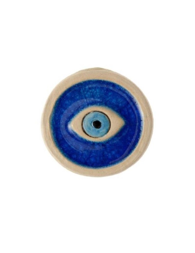 Ímã olho turco artesanal azul turquesa | Salotto